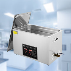 VEVOR Ultrasonic Cleaner with Digital Timer & Heater, Professional Ultra Sonic Jewelry Cleaner, Stainless Steel Heated