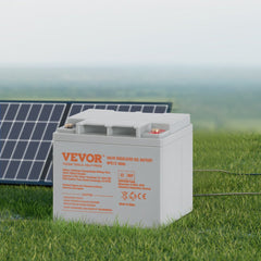 VEVOR Rechargeable AGM Marine Battery, 12V 40AH, with 400A Discharge Current, Ideal for Mobility Scooters, Electric