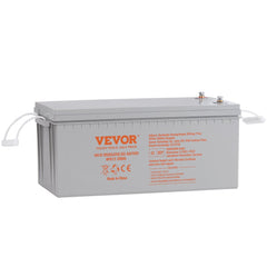 VEVOR Rechargeable AGM Marine Battery, 12V 200 AH, Designed for RV Solar Marine Off-Grid Use, UPS Backup, with a