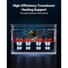 VEVOR 30L Ultrasonic Cleaner, Professional Ultrasonic Cleaner Machine with Cleaning Basket & Digital Display, 480W