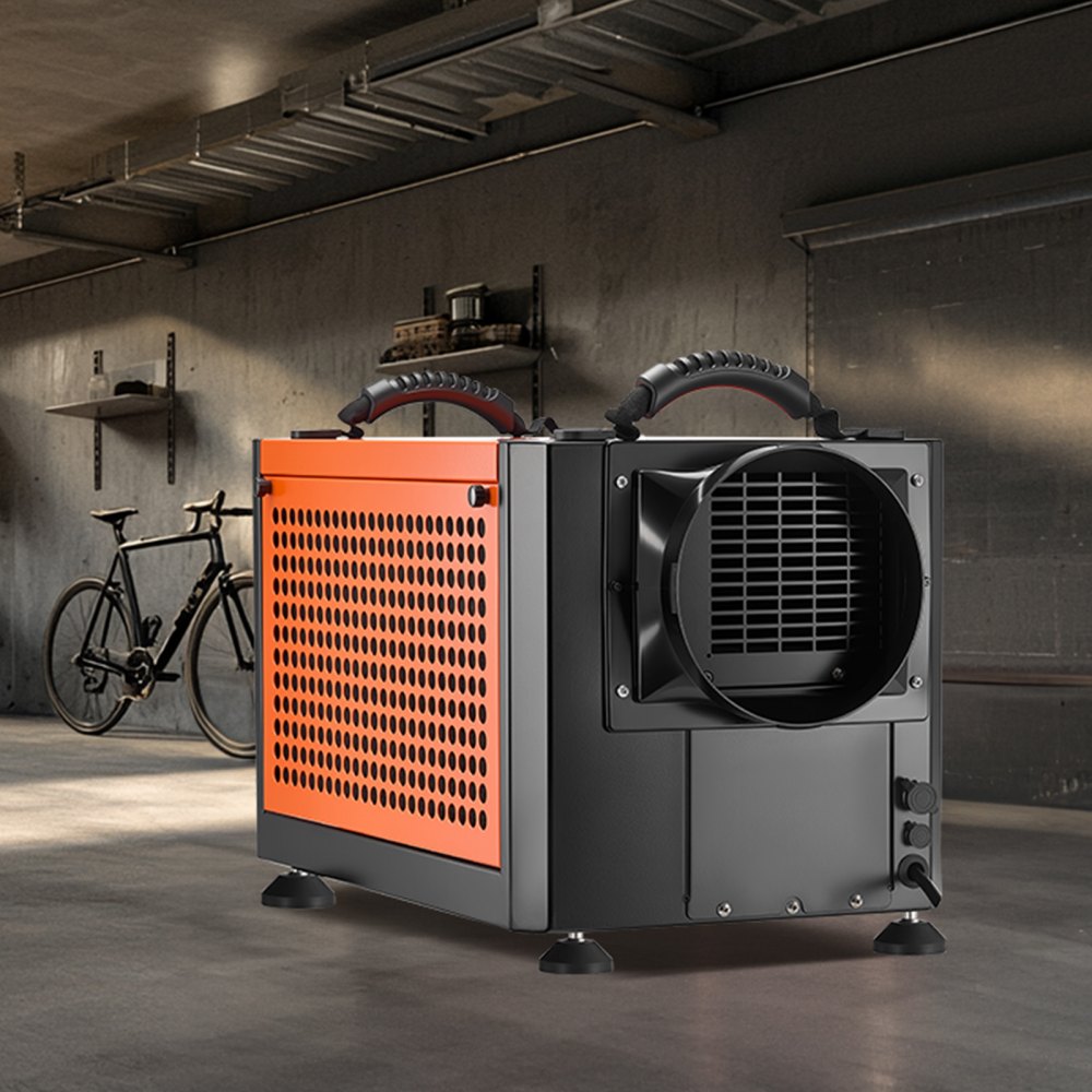 VEVOR 70 Pints Commercial Dehumidifier with Drain Hose, Portable Crawl Space Dehumidifiers for Basement Storage Room