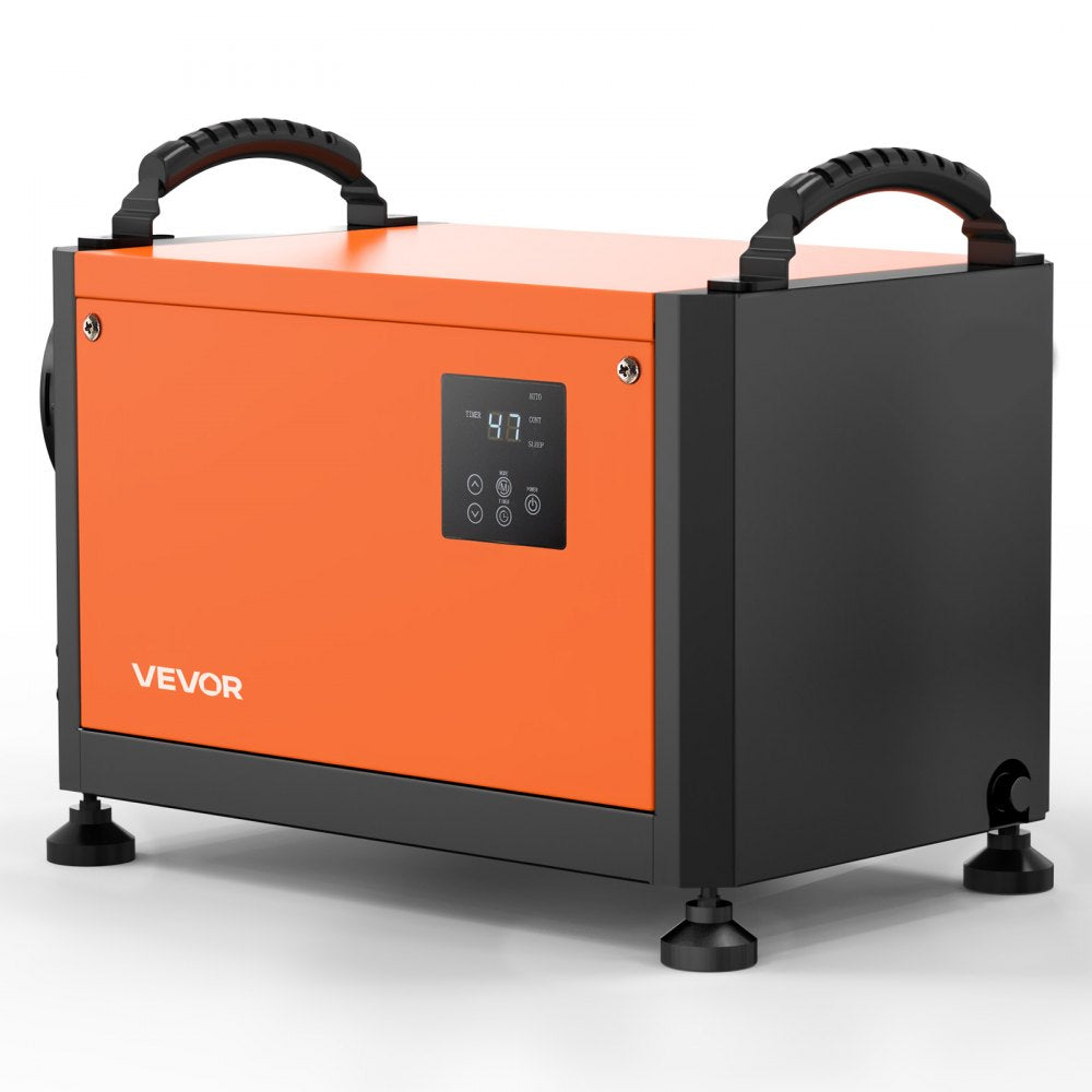 VEVOR 70 Pints Commercial Dehumidifier with Drain Hose, Portable Crawl Space Dehumidifiers for Basement Storage Room