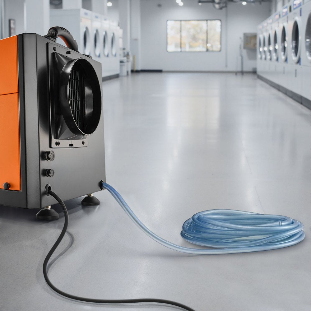VEVOR 156 Pints Commercial Dehumidifier with Drain Hose, Portable Crawl Space Dehumidifiers for Basement Storage Room