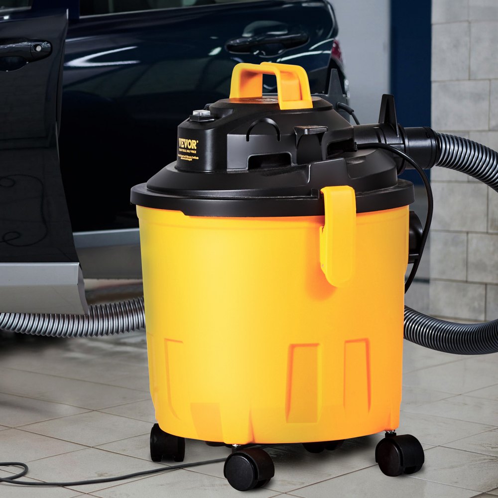 VEVOR Shop Vacuum Wet And Dry, 5 Gallon 6 Peak HP Wet/Dry Vac, Powerful Suction with Blower Function with Attachments