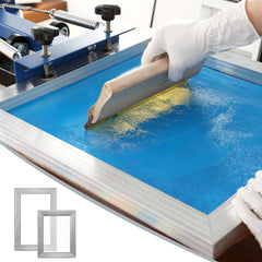 VEVOR Screen Printing Kit, 2 Pieces Aluminum Silk Screen Printing Frames 8x10/10x14in 110 Count Mesh, 2 Tapes and