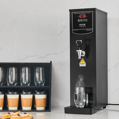 VEVOR Commercial Water Boiler, Electric Hot Water Dispenser with 316 Stainless Steel Heating Tube, 1500W Step-by-step