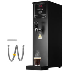 VEVOR Commercial Water Boiler, Electric Hot Water Dispenser with 316 Stainless Steel Heating Tube, 1500W Step-by-step