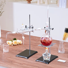 VEVOR Essential Oil Distillation Kit, 500ml Distillation Apparatus, 3.3 Boro Lab Glassware Distillation Kit with