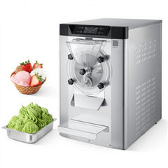 VEVOR Commercial Hard Ice Cream Machine, 2000W 3.17-5.28 Gal/Hour, Countertop Gelato Hard Serve Ice Cream Maker with 6L