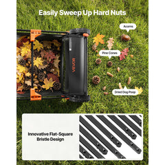 VEVOR 3 Packs Lawn Sweeper Brush Replacement, Compatible with VEVOR 26 in Lawn & Leaf Collector Sweepers, Yard Sweeper