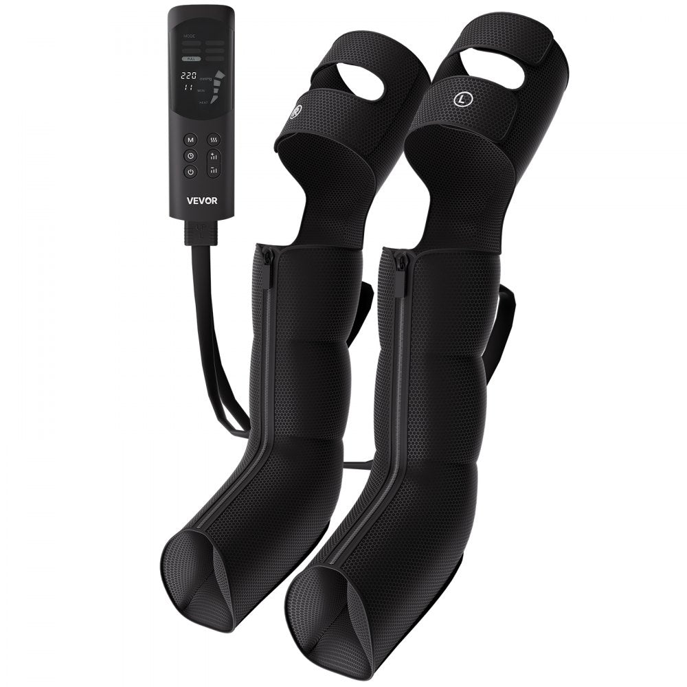 VEVOR Leg Compression Massager 9 Intensities Air Compression Leg Massager, For Daily Relaxation, 6 Massage Modes, 3