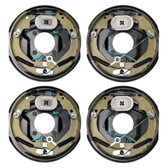 VEVOR Electric Trailer Brake Assembly, 10" x 2-1/4", 2 Pairs Self-Adjusting Electric Brakes Kit for 3500 lbs Axle