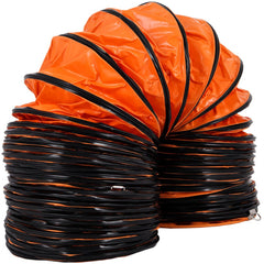 VEVOR 32ft Duct Hosing PVC Flexible Ducting Hose for 12inch Utility Blower Ventilation Fan Exhaust Fan - 32 ft