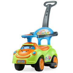 VEVOR Ride On Push Car, Push Car for Toddler 19 to 36 Months, Around Buggy with Guardrails, Handle & Under-seat