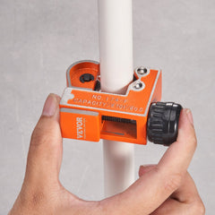 VEVOR Mini Tubing Cutter, 1/8" - 1-1/8" O.D. Mini Copper Pipe Cutter, Heavy Duty Compact Tube Cutter Tool with
