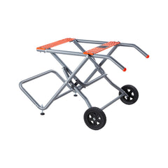 VEVOR Portable Table Saw Stand, 350 lbs Load Capacity, Rolling Foldable Table Saw Table with 8 Inches Rubber Wheels