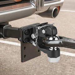 VEVOR Pintle Hook, 30000 lbs Towing Capacity, Trailer Hitches Receiver Hook Combination 2-5/16-inch Hitch Ball, Fits