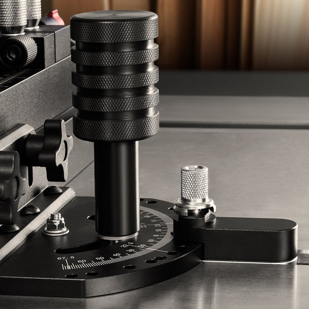 VEVOR Precision Miter Gauge, Standard Slot 3/4'' x 3/8'', Aluminum Alloy Table Saw Miter Gauge with 18 in Grating 15