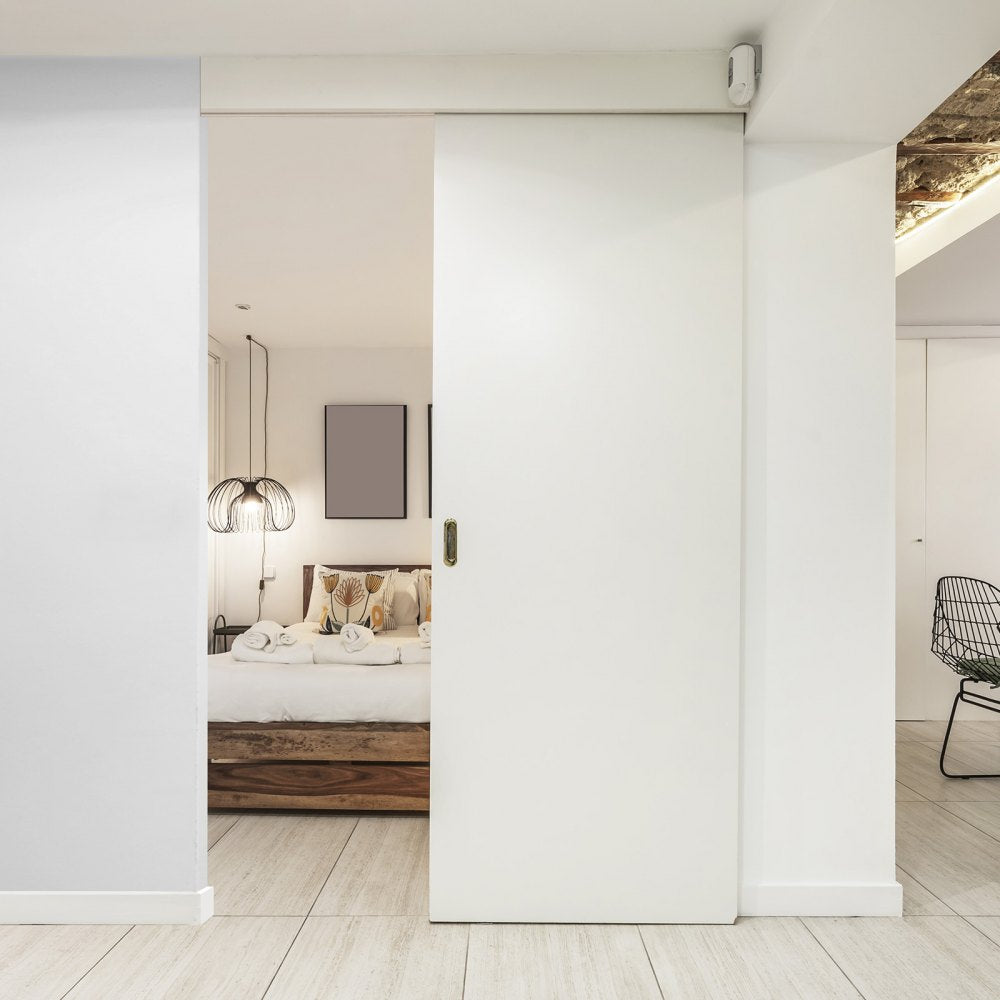 VEVOR Sliding Pocket Door Hardware Track Kit, 4.73 ft Heavy Duty Pocket Door Hardware Kit, Commercial Grade Pocket Door