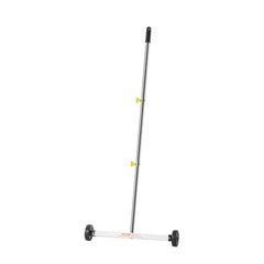 VEVOR Magnetic Sweeper with Wheels, 17 inch, 10 lbs Load Capacity, Lightweight Magnetic Pickup Sweeper with Adjustable