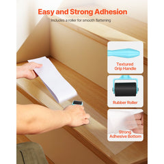 VEVOR Anti-Slip Tape, 30 FT x 4 inch Transparent Non-Slip Grip Tape for Indoor & Outdoor Use, Ultra-Clear Non Skid