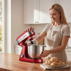 VEVOR 5.3 Qt Tilt Head Stand Mixer 400W Electric Dough Mixer, 10 Speeds Food Kitchen Mixer with Stainless Steel Bowl