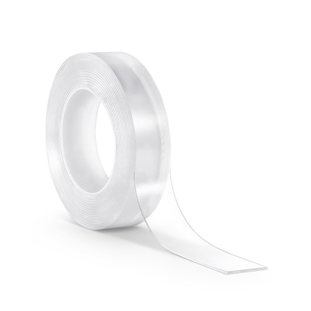 VEVOR Double Sided Tape Heavy Duty, 16 ft Long Nano Mounting Tape, Strong Adhesive & Reusable, Clear Two Sided Wall