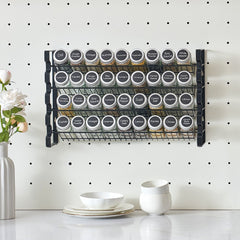 VEVOR Spice Rack Organizer for Cabinet, Spice Organizer with 36 Empty Spice Jars, Lids, Spice Labels, and Funnel