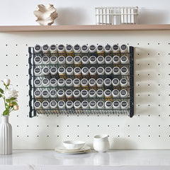 VEVOR Spice Rack Organizer for Cabinet, Spice Organizer with 72 Empty Spice Jars, Lids, Spice Labels, and Funnel