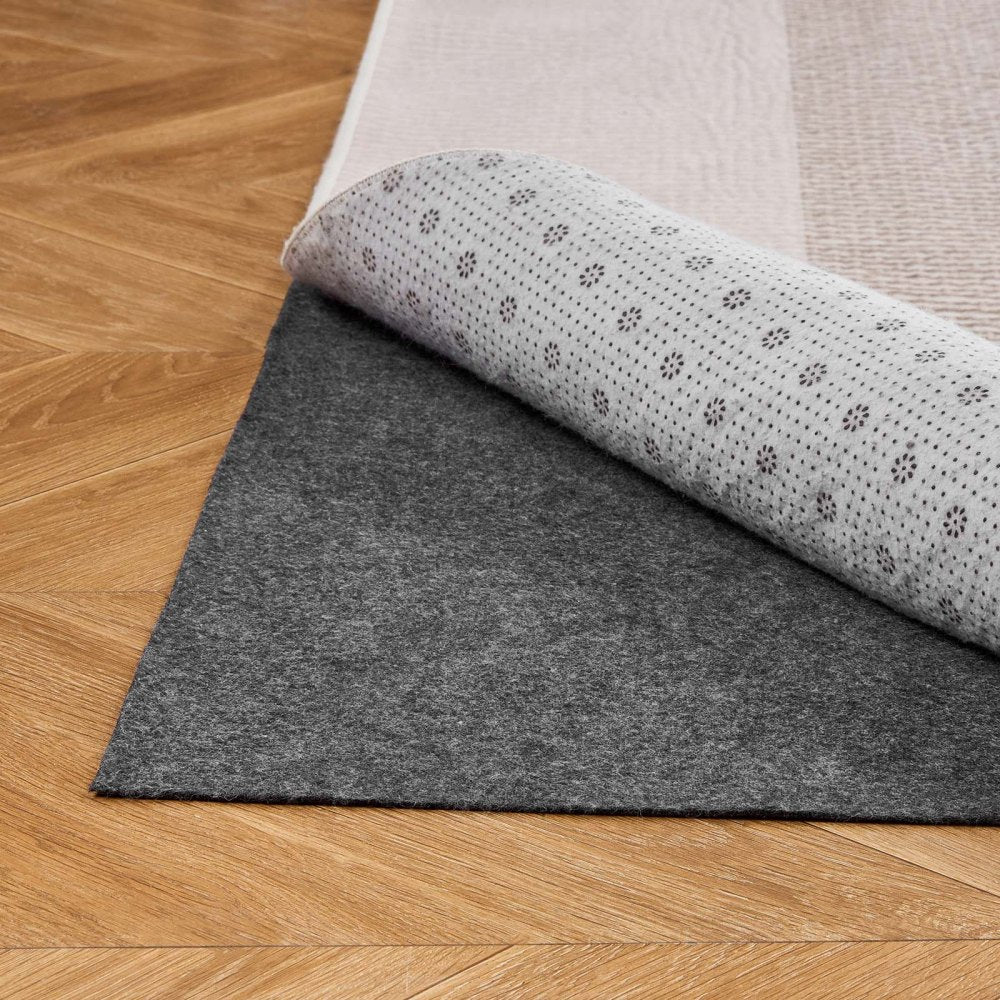 VEVOR Rug Pad 3 x 5 ft, Non-slip Carpet Area Pad, Rug Mat Padding with Dual Surface Felt Cushion & Rubber Gripper