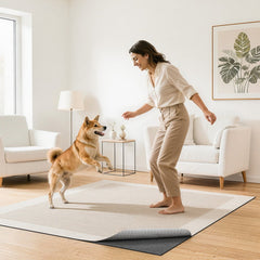 VEVOR Rug Pad 5 x 7 ft, Non-slip Carpet Area Pad, Rug Mat Padding with Dual Surface Felt Cushion & Rubber Gripper