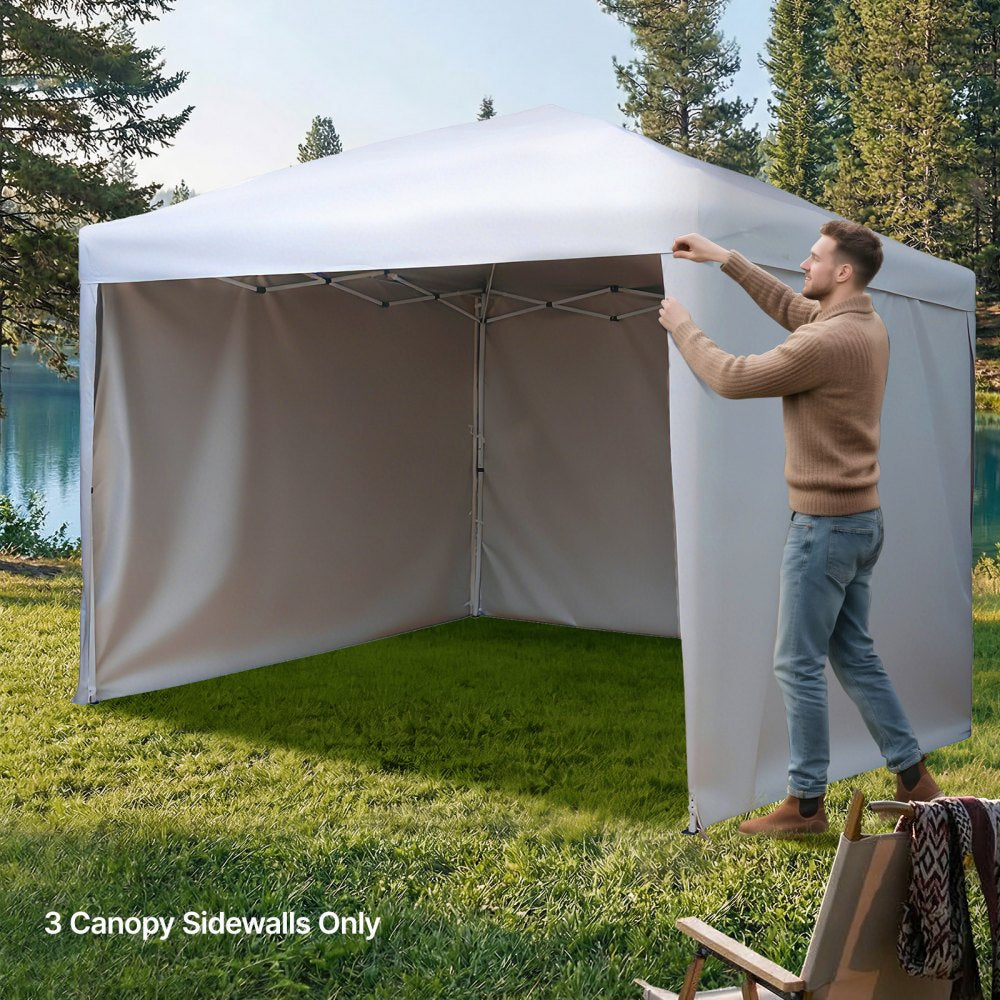 VEVOR Canopy Sidewalls, Fit for 10 x 10 ft Pop Up Canopy Tent, Tent Side Walls with Waterproof and Sunlight Protection