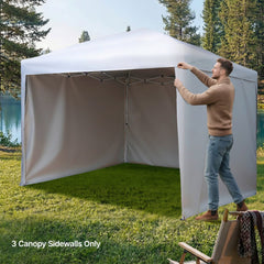 VEVOR Canopy Sidewalls, Fit for 10 x 10 ft Pop Up Canopy Tent, Tent Side Walls with Waterproof and Sunlight Protection