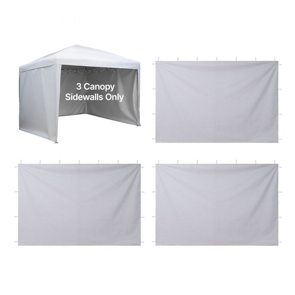 VEVOR Canopy Sidewalls, Fit for 10 x 10 ft Pop Up Canopy Tent, Tent Side Walls with Waterproof and Sunlight Protection