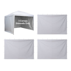 VEVOR Canopy Sidewalls, Fit for 10 x 10 ft Pop Up Canopy Tent, Tent Side Walls with Waterproof and Sunlight Protection