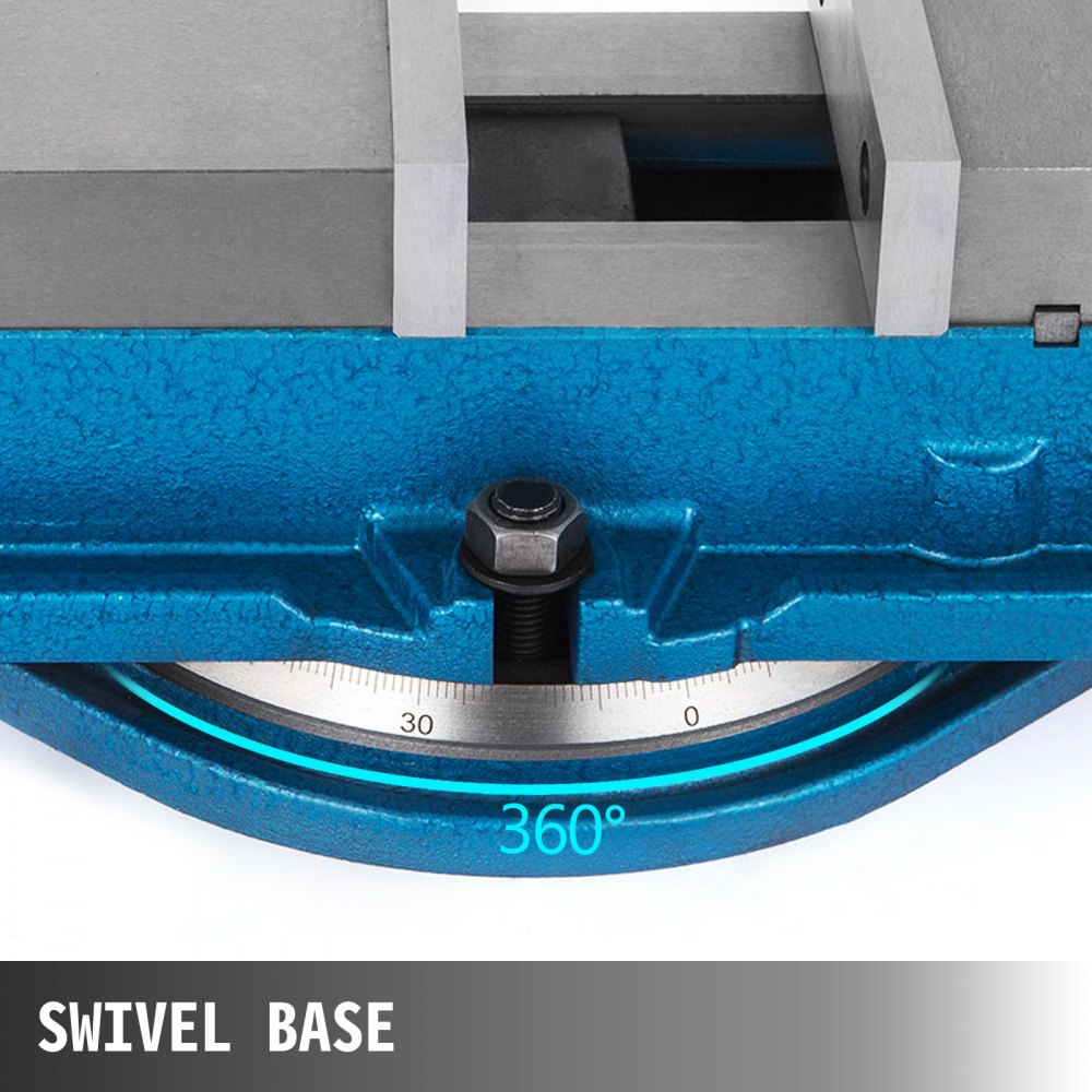 VEVOR 3 Inch Heavy Duty Milling Vise Bench Clamp Vise High Precision Clamping Vise 3 Inch Jaw Width with 360 Degree
