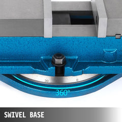 VEVOR 3 Inch Heavy Duty Milling Vise Bench Clamp Vise High Precision Clamping Vise 3 Inch Jaw Width with 360 Degree