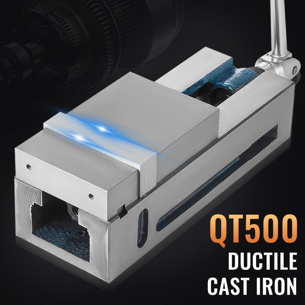 VEVOR Milling Vise 4"/100mm,Bench Clamp Vise Nodular Cast Iron Material,Clamping Vise Clamping Force 19KN Max, Milling