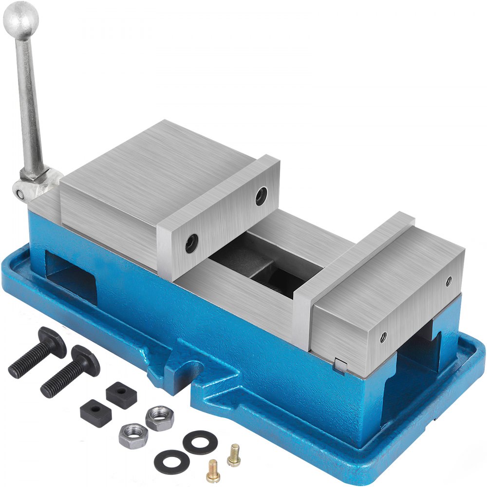 VEVOR 5" Super-Lock Vise For NC/CNC Machines Bench Clamp Vise High Precision, Vise Clamp Vice CNC Vise Lockdown Vise