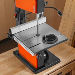 VEVOR Band Saw, 10-Inch, Two-Speed Benchtop Bandsaw with 373W 1/2 HP Motor, 6 in Max Cutting Height, 13.2 x 13.4 in