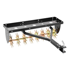 VEVOR Tow Behind Plug Aerator, 32 in Lawn Spike Aerator with Universal Hitch, Heavy Duty & Rust-Resistant, Pull Behind