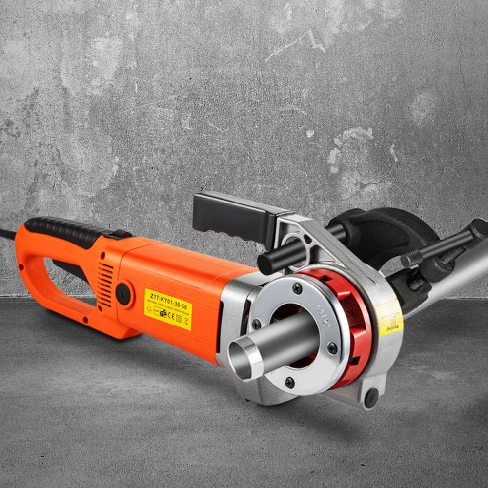 VEVOR Electric Pipe Threader, 2300W Pipe Threading Machine with 6 Dies 1/2"-2", 110V Hand-held Pipe Threader Machine