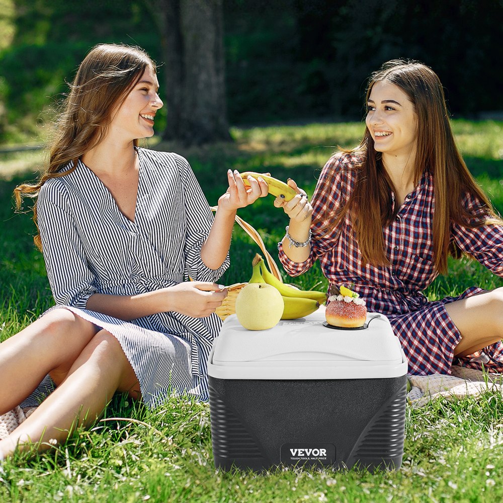 VEVOR Portable Cooler, 8.5 QT Hard Cooler with Ice Retention and Heavy-Duty Handles, Lightweight Rigid Material