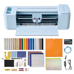 VEVOR Vinyl Cutting Machine, 12 in, Button-Controlled Vinyl Cutter with Materials and Tool Kit, 20000+ Built-in Design