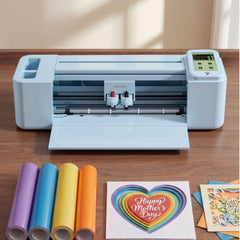 VEVOR Vinyl Cutting Machine, 12 in, Touchscreen-Controlled Vinyl Cutter, 20000+ Built-in Design Resources, Compatible