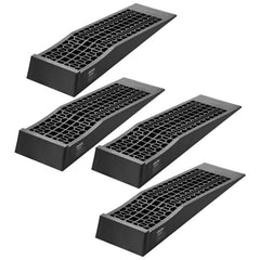 VEVOR Car Ramps, 4 PCS 20000 lbs GVW Capacity, 2.56 in Lift Height, Portable Low Profile Car Service Ramps for Home