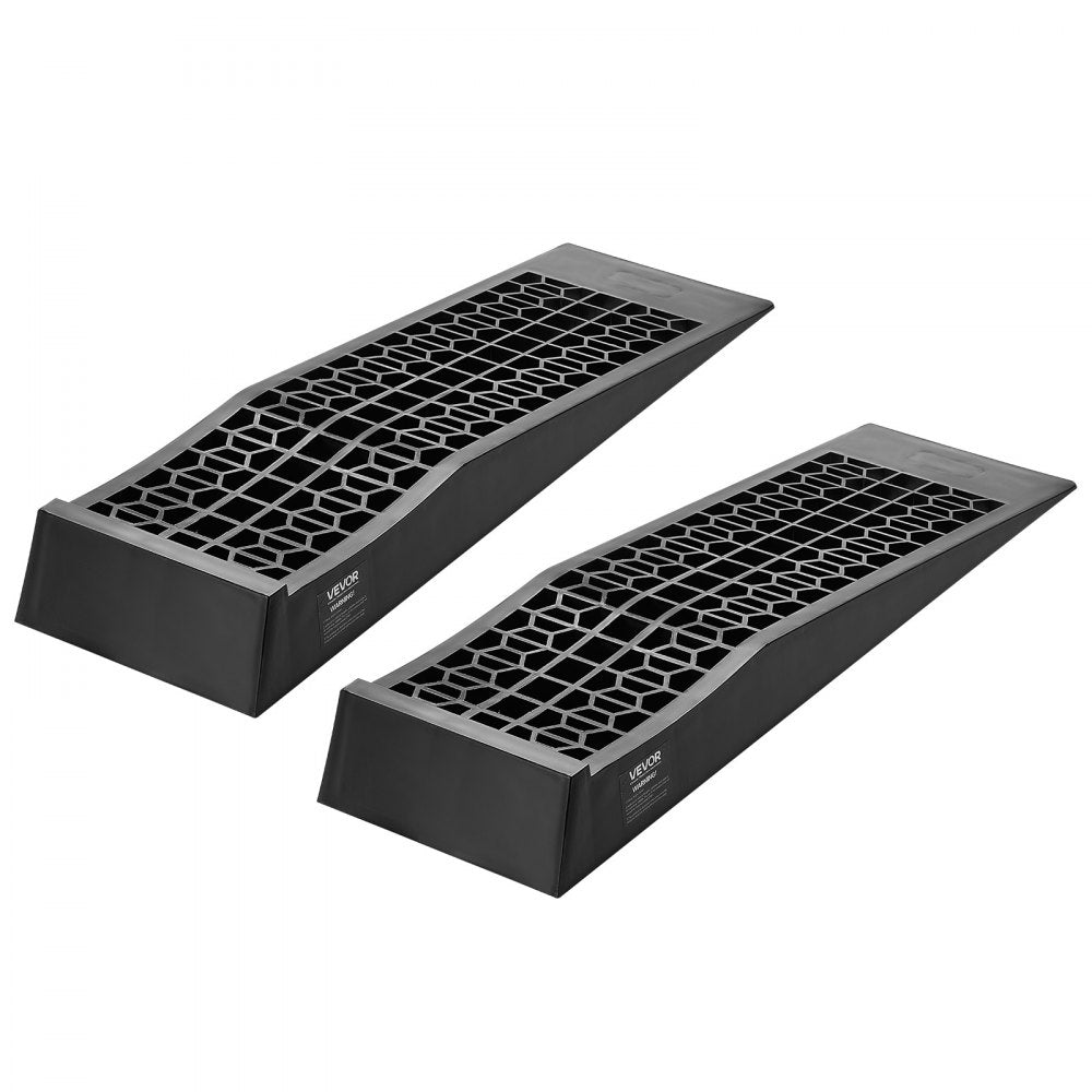 VEVOR Car Ramps, 2 PCS 20000 lbs GVW Capacity, 2.56 in Lift Height, Portable Low Profile Car Service Ramps for Home