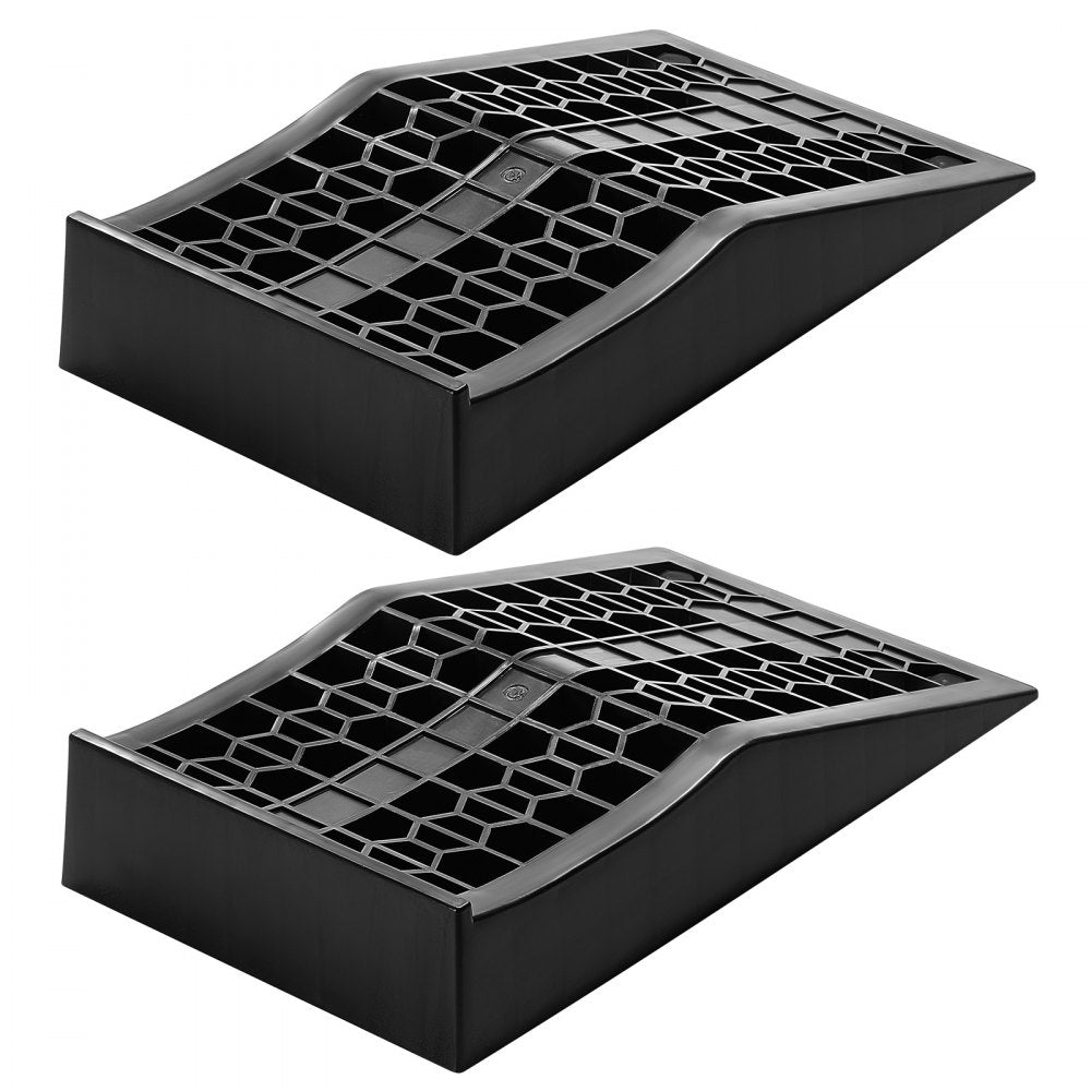 VEVOR Car Ramps, 2 PCS 20000 lbs GVW Capacity, 2.6 in Lift Height, Portable Low Profile Car Service Ramps for Home