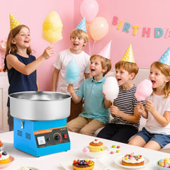 VEVOR Cotton Candy Machine Commercial, 1000W Electric Candy Floss Maker, Easy Use with 15 inch Stainless Steel Bowl and