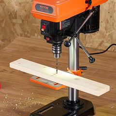 VEVOR 8 in Benchtop Drill Press, 2.5A Induction Motor, Tabletop Drilling Machine with 620 / 1140 / 1740 / 2340 / 3100